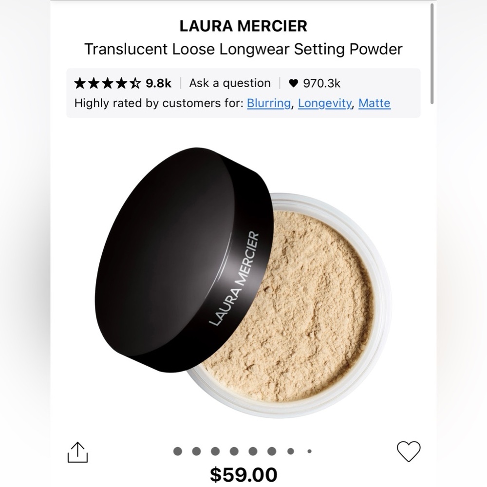 Laura Mercier Translucent Loose Setting Powder